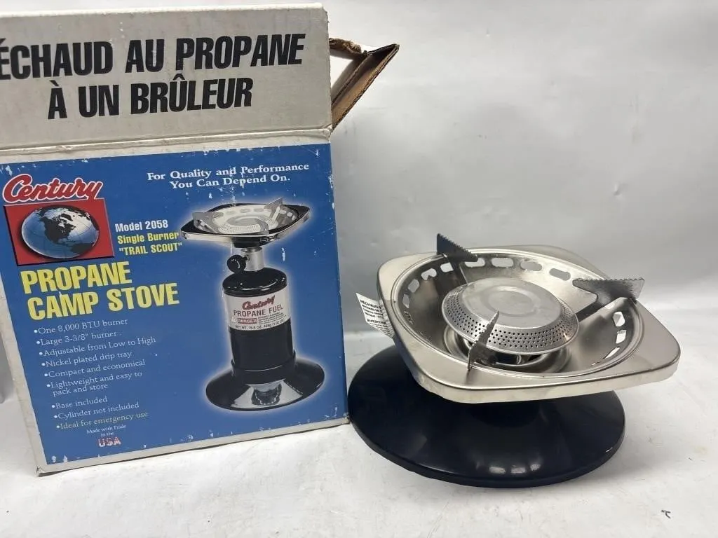 Century Model 2058 Propane Camp Stove