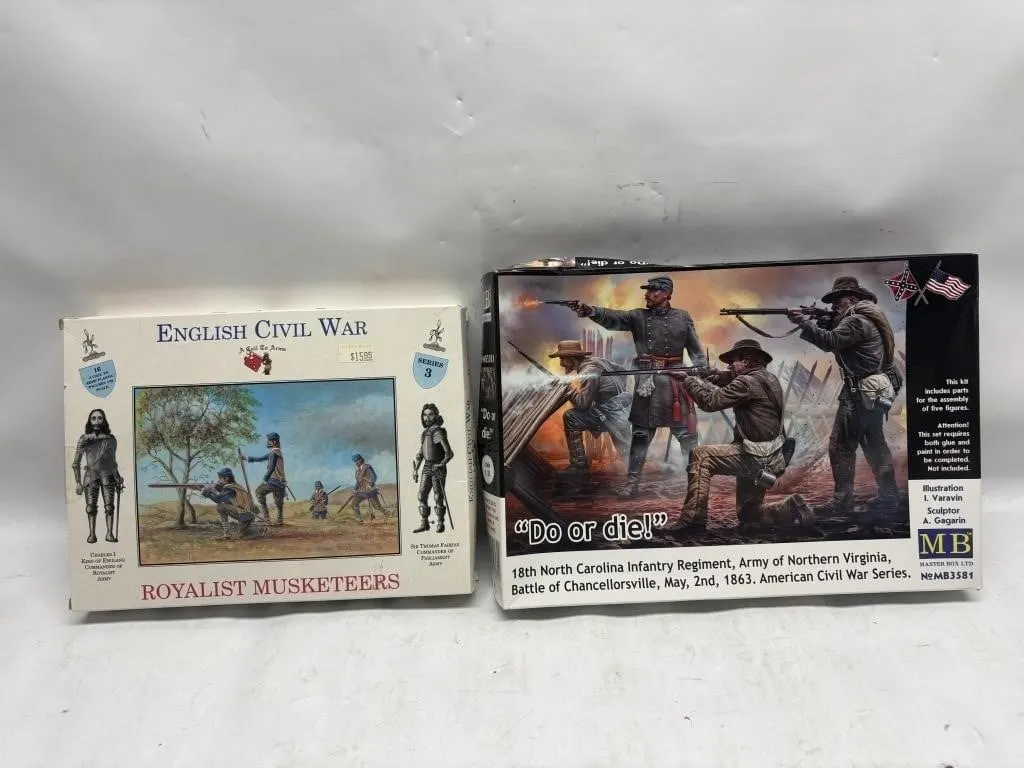 English Civil War & American Civil War model kits
