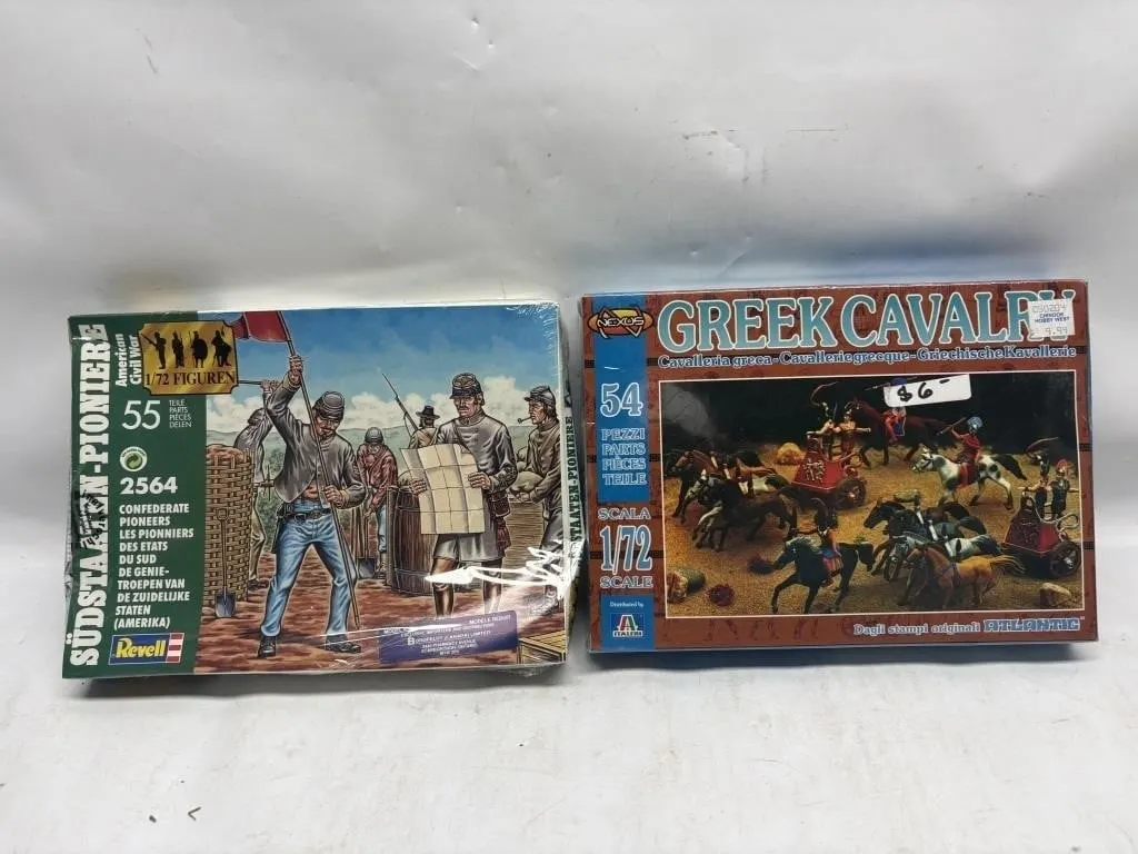 1/72 Model Kits: Confederate Pioneers & Greek