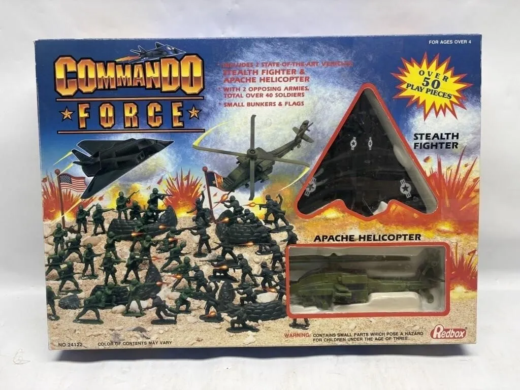 Commando Force Playset by Redbox, 50+ Pieces