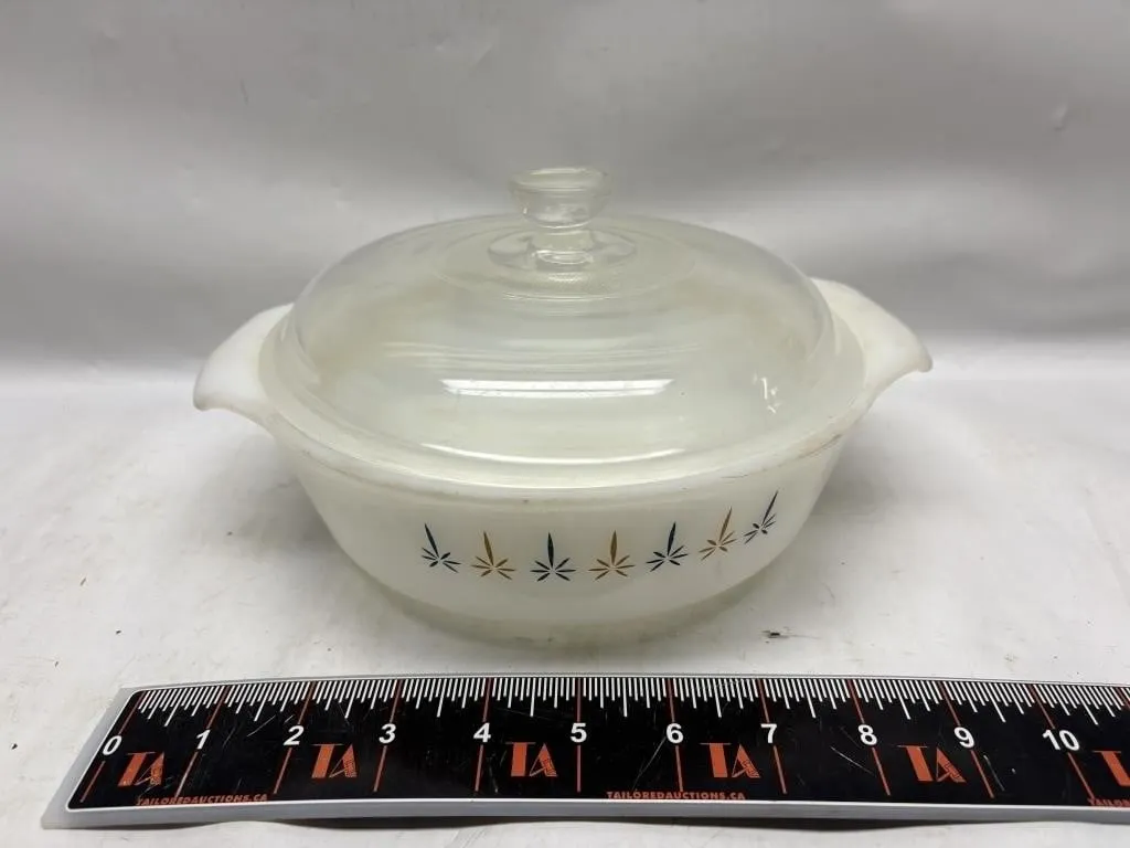Anchor Hocking Fire-King Candle Glow Casserole w/