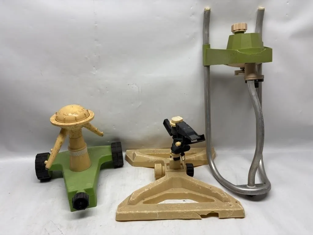 Three Impulse Lawn Sprinklers