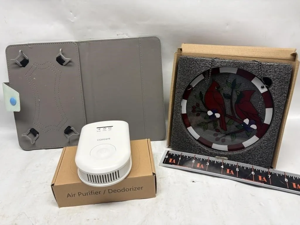 Cardinal Suncatcher, Air Purifier & Tablet Case