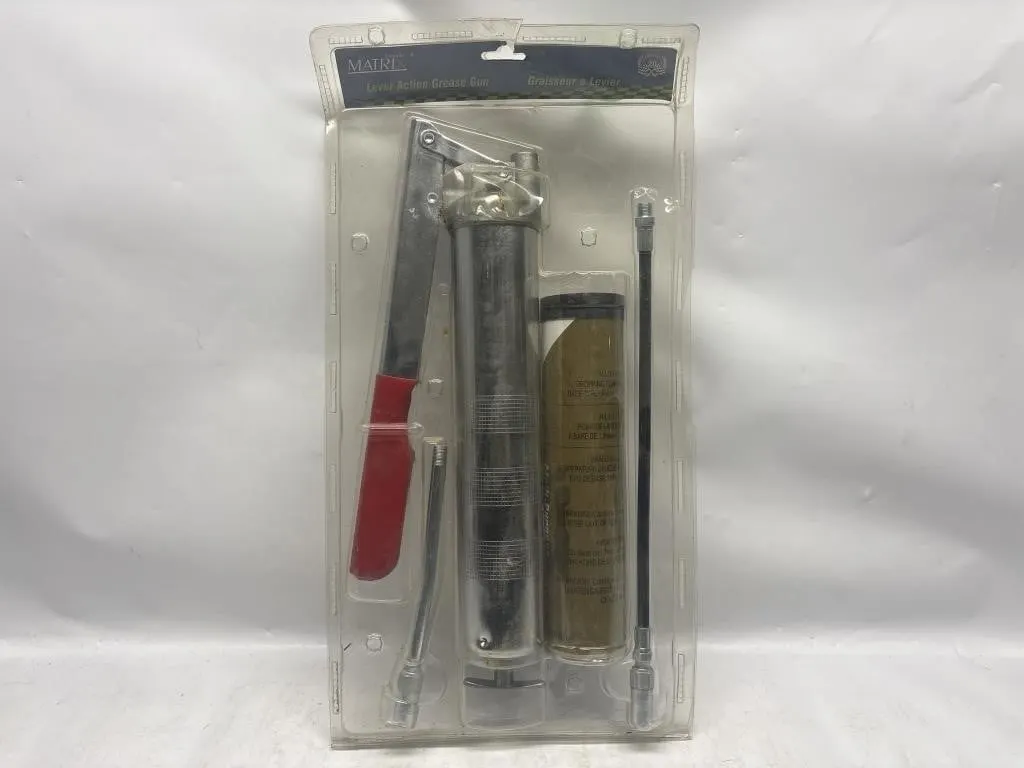 Matrix Lever Action Grease Gun with Cartridge