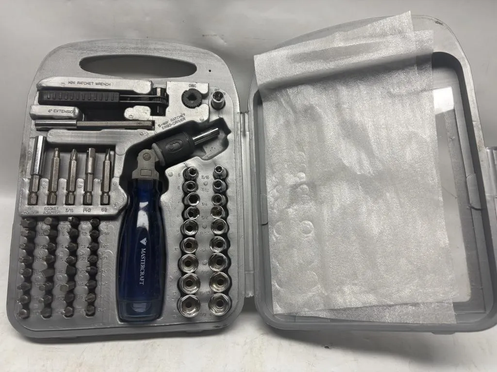 Mastercraft 60pc Ratchet Driver Set