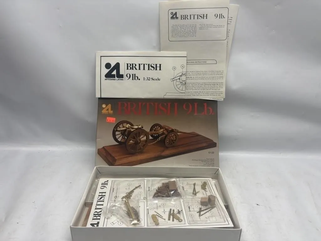 Artesania Latina British 9lb Cannon 1:32 Model Kit