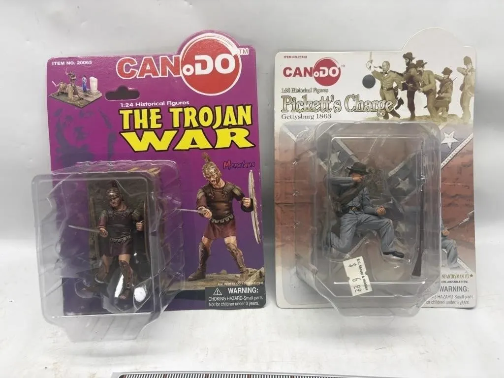 CAN.DO 1:24 Trojan War & Pickett's Charge Figures