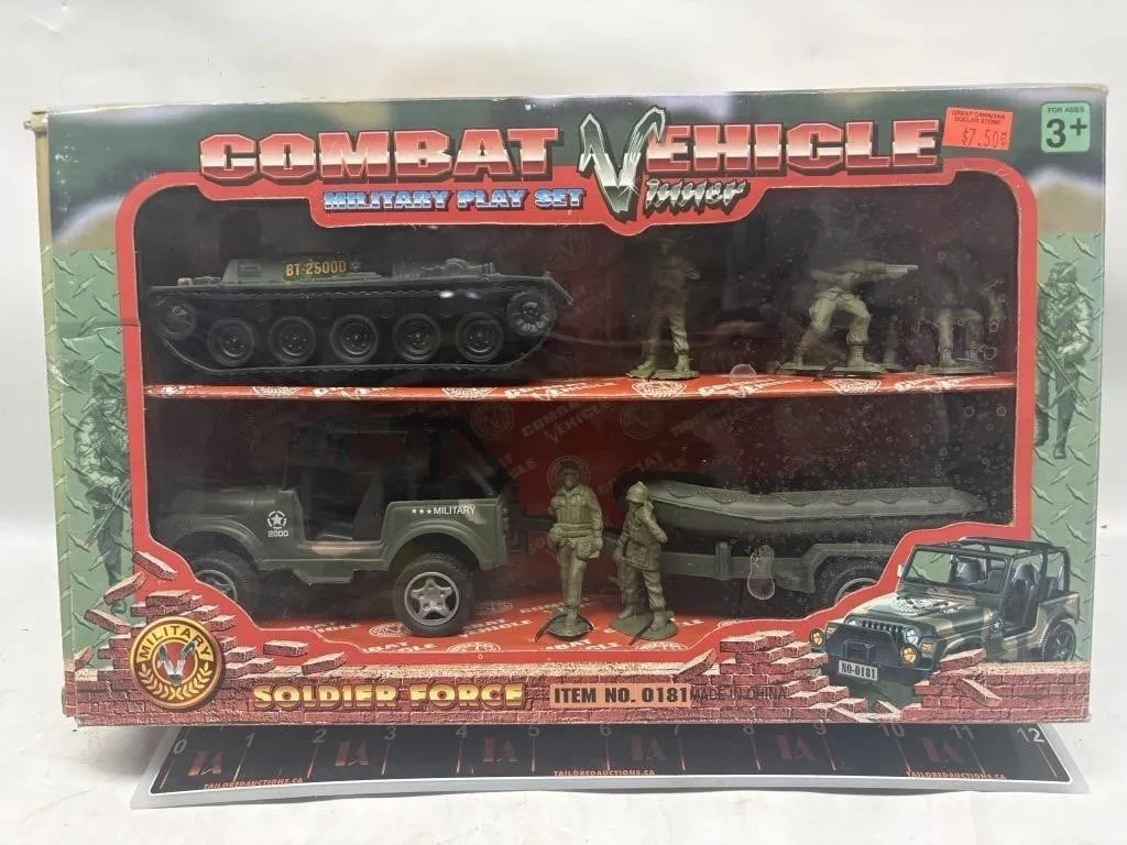 Combat Vehicle Military Play Set - Soldier Force