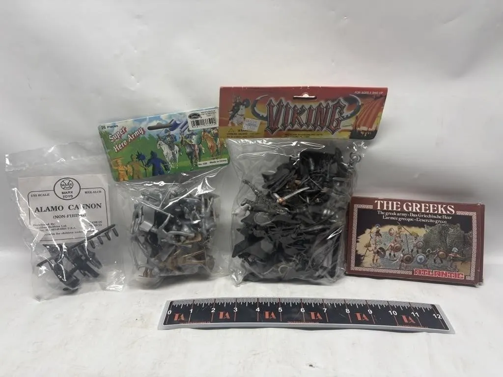 Toy Soldiers Lot: Marx, Vikings, Greeks & More