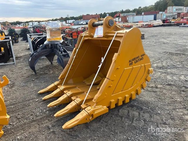 2026 LYALS ALS EB345 66 in Digging Excavator Bucket - Fits Cat 345 (Unused)