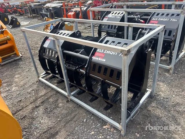 2026 LYALS ZMQ01 72 in Skeleton Skid Steer Grapple (Unused)
