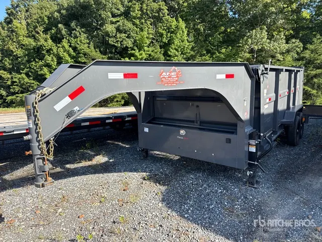 2026 ED Trailers 16 ft T/A Gooseneck Dump Utility Trailer (Inoperable)