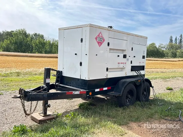 2018 Cummins 100D6R T/A Generator Trailer