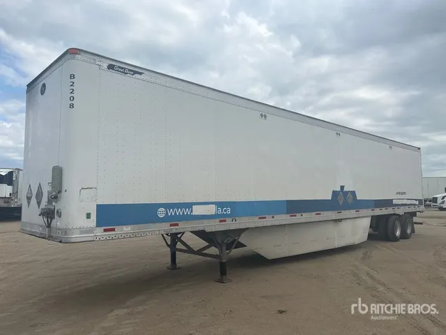 2012 Great Dane 53 ft x 102 in T/A Van Trailer