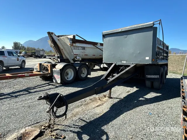 1998 Nahanni 14 ft T/A Pup Dump Trailer