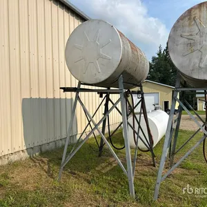 Westeel Rosco 600 gal Skid Mounted Steel Fuel Tank