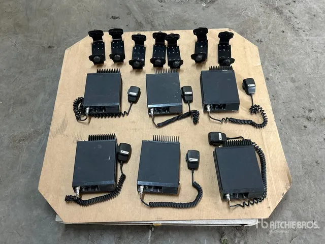 Quantity of (6) Midland FM Radios & Brackets