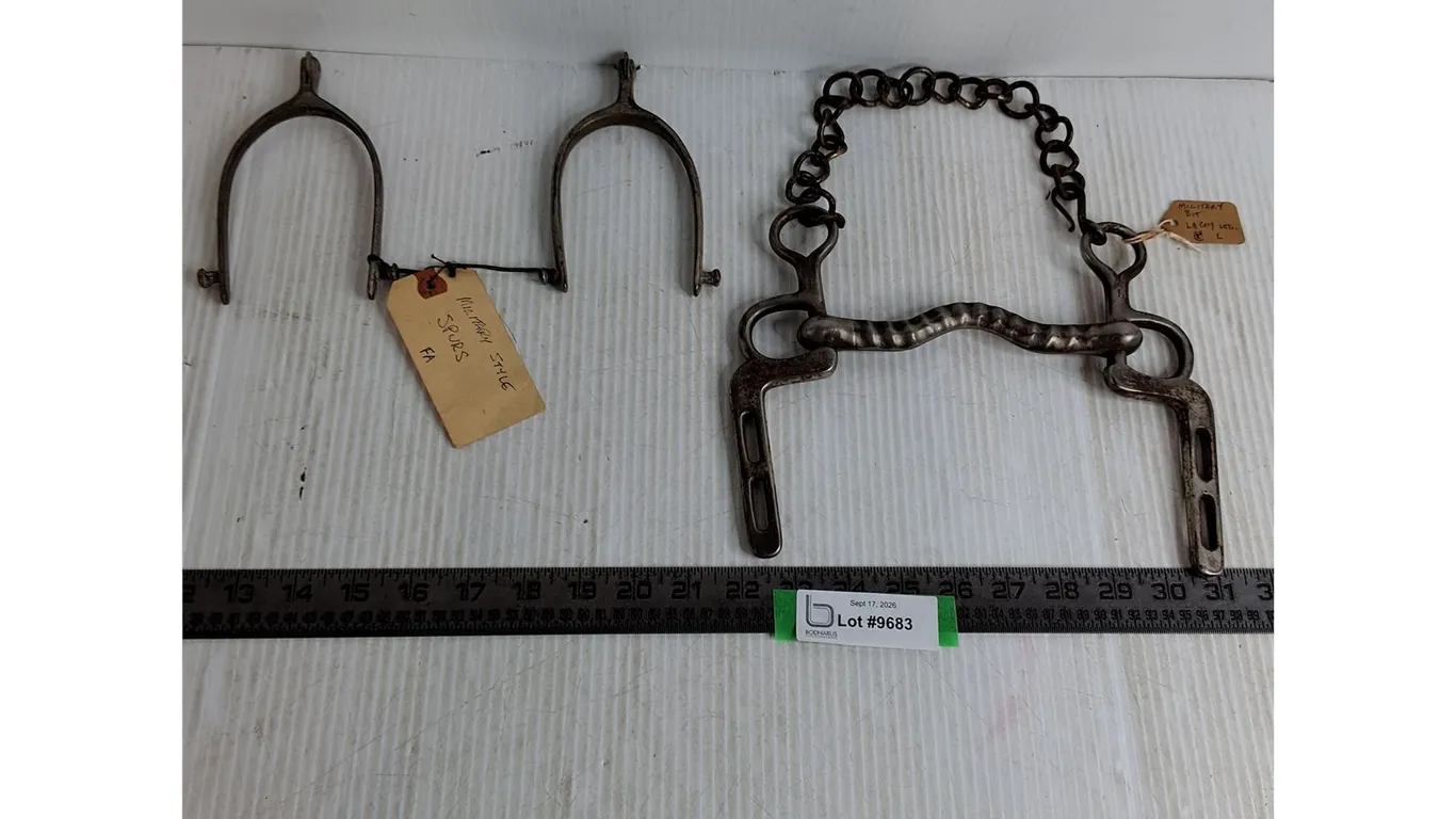 Military Style Spurs & Military Bit