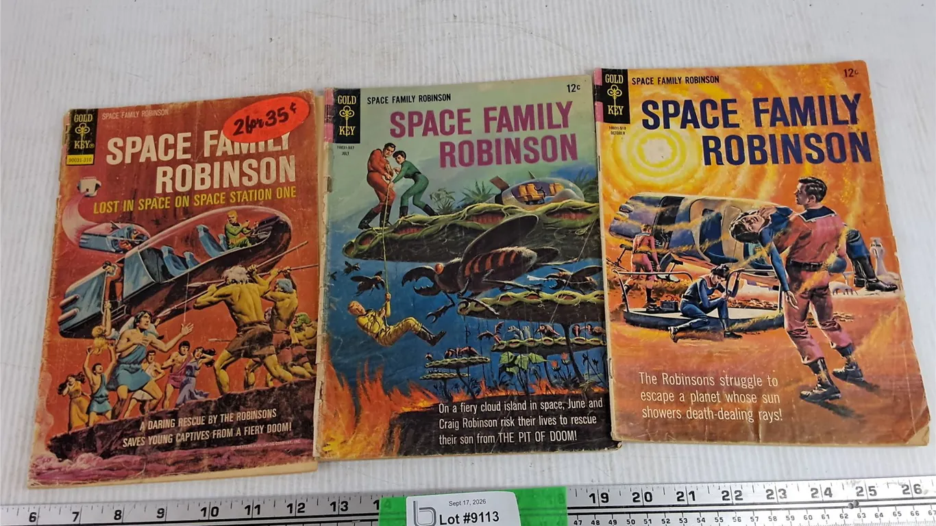 Vintage Space Family Robinson Comics