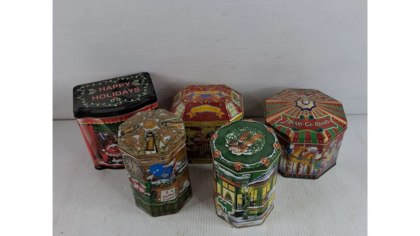 M&Ms Tin Cans