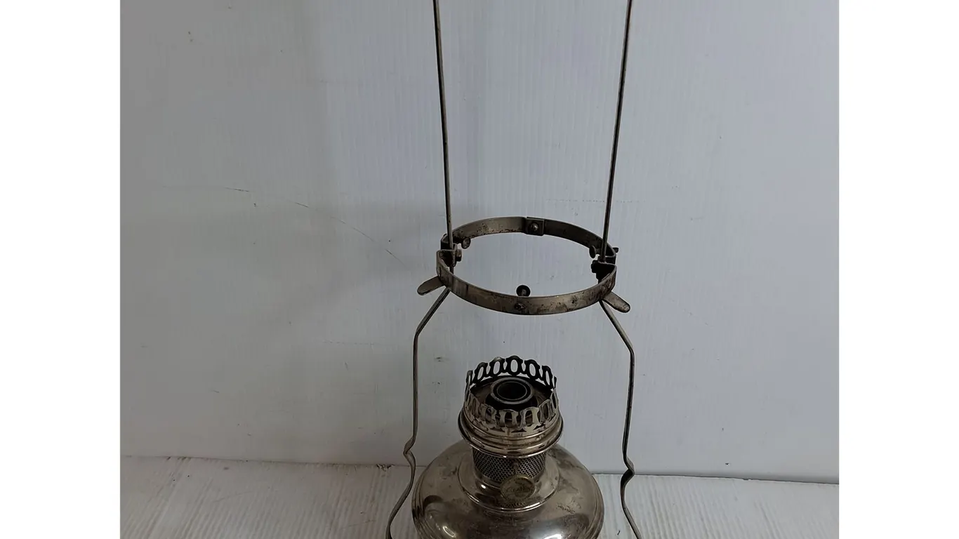 Antique Aladdin Hanging Lamp - Missing Chimney