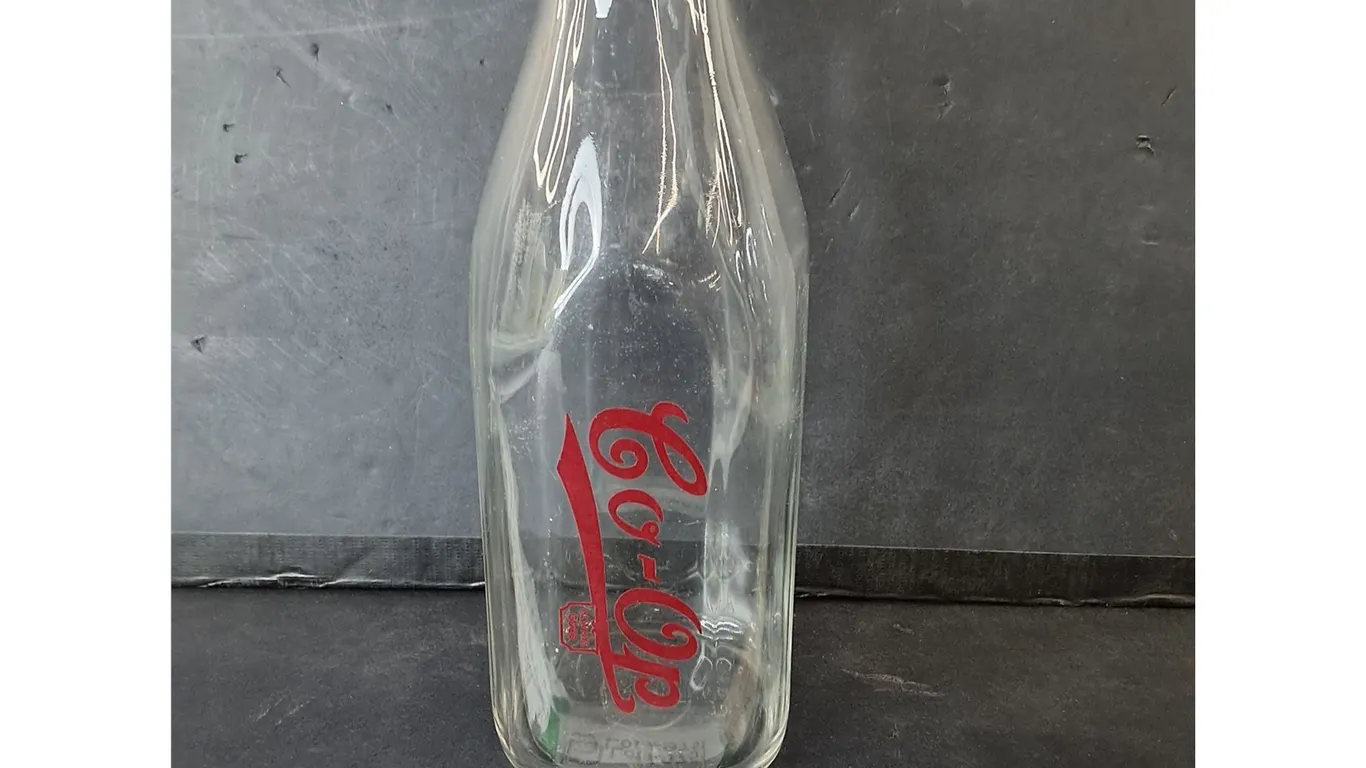 Co-op Glass Milk Bottle 10.25"