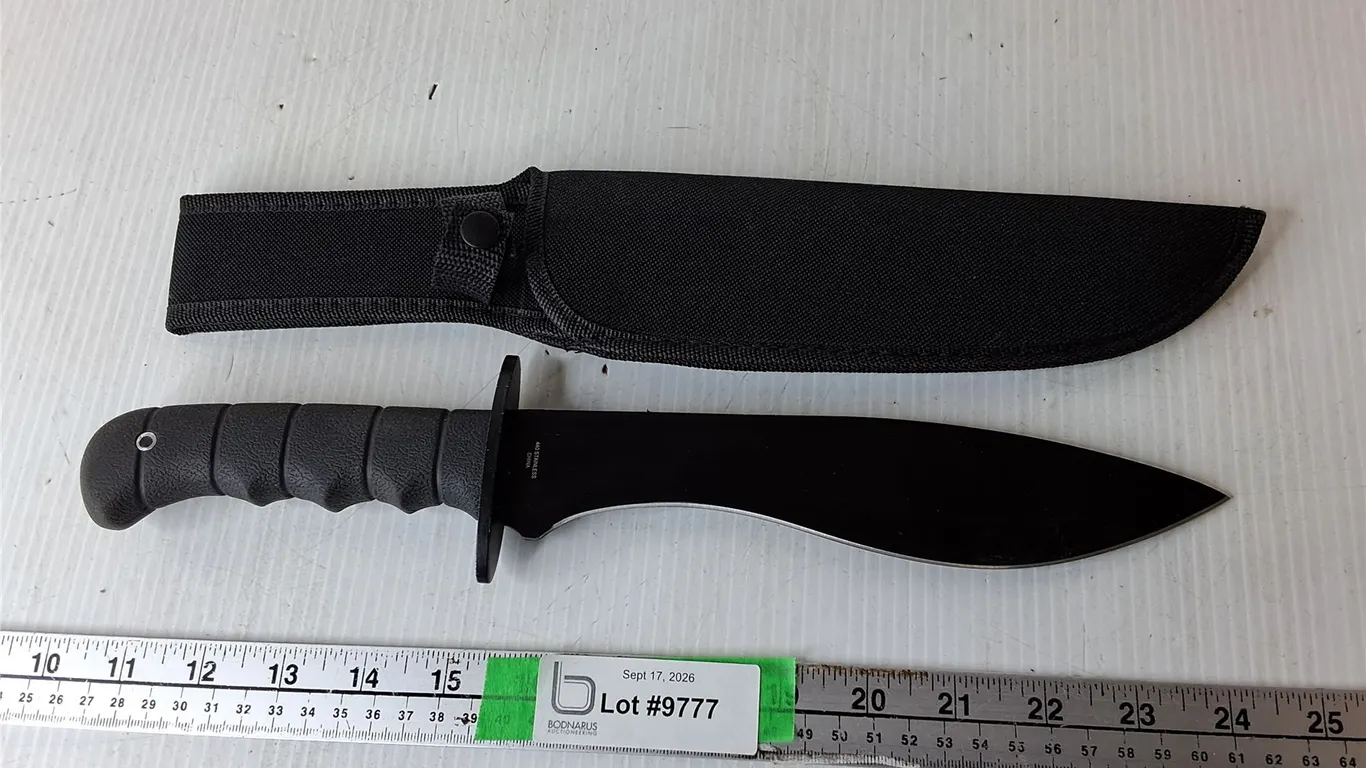 440 Stainless Steel Dagger 14" & Sheath
