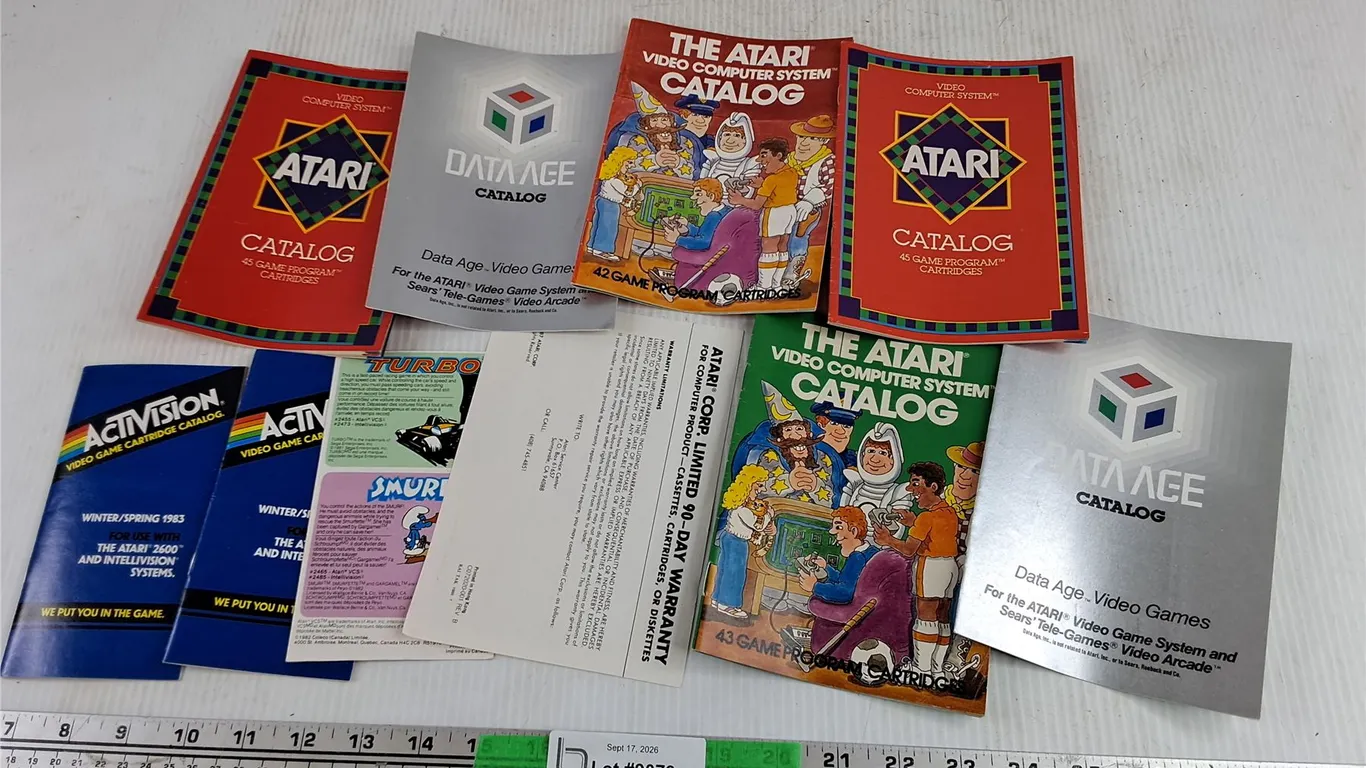 Assorted Atari Catalogs