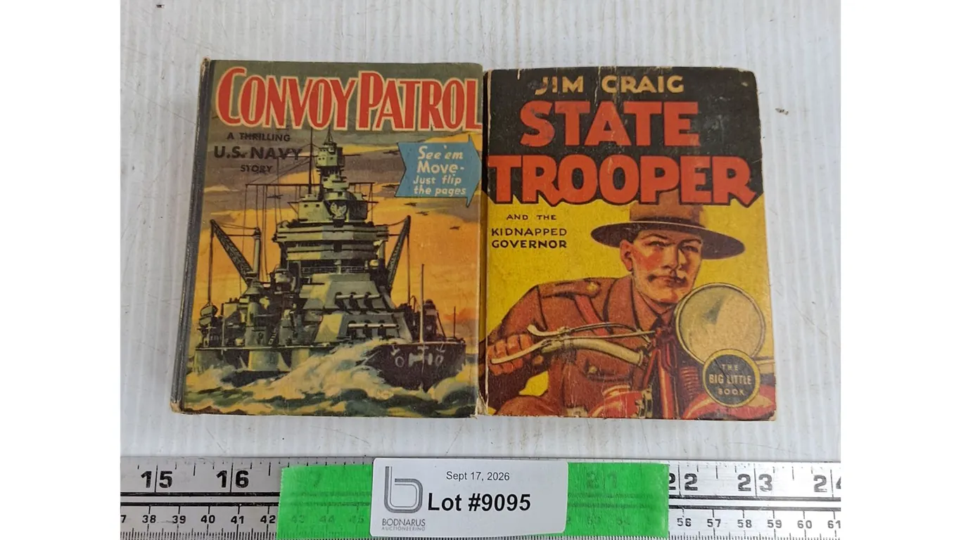 Vintage Convoy Patrol & State Trooper Big Little Books