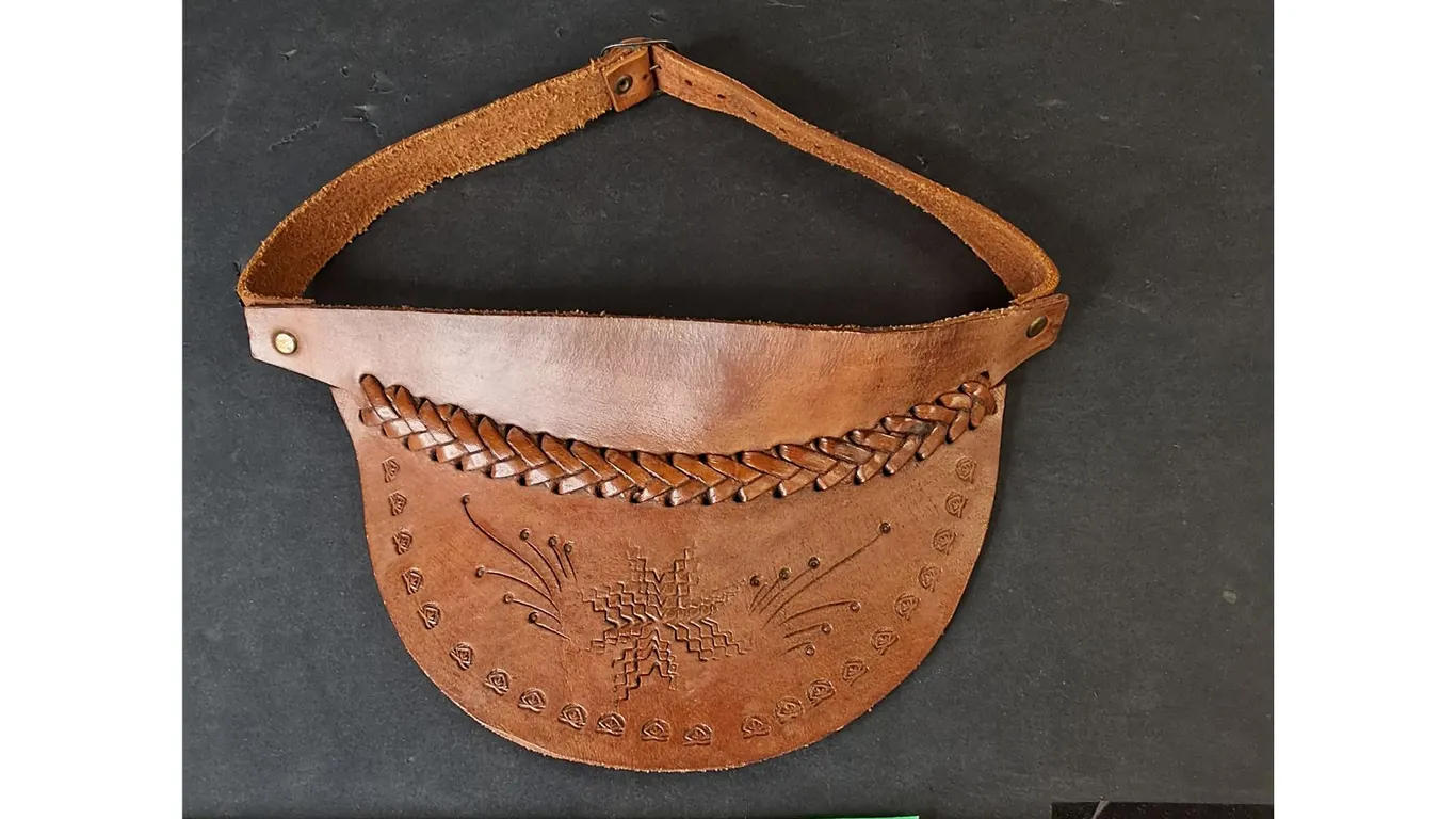 Adjustable Leather Visor