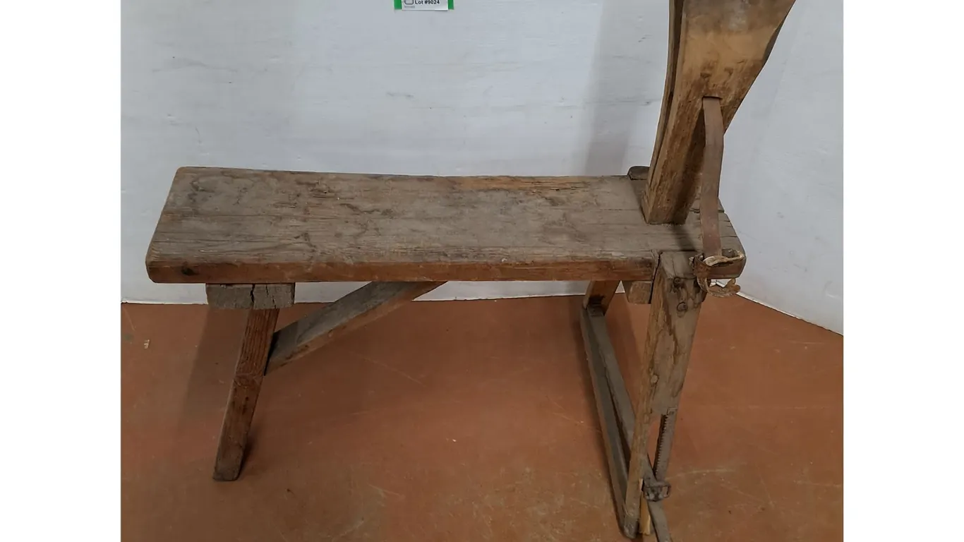 * Antique Saddle Makers Bench/Stitching Pony, Pickup Only