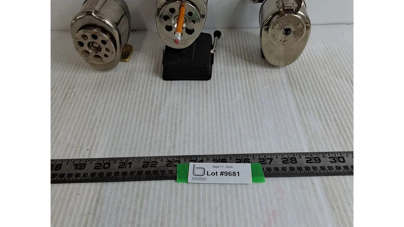(3) Vintage Pencil Sharpeners - Working