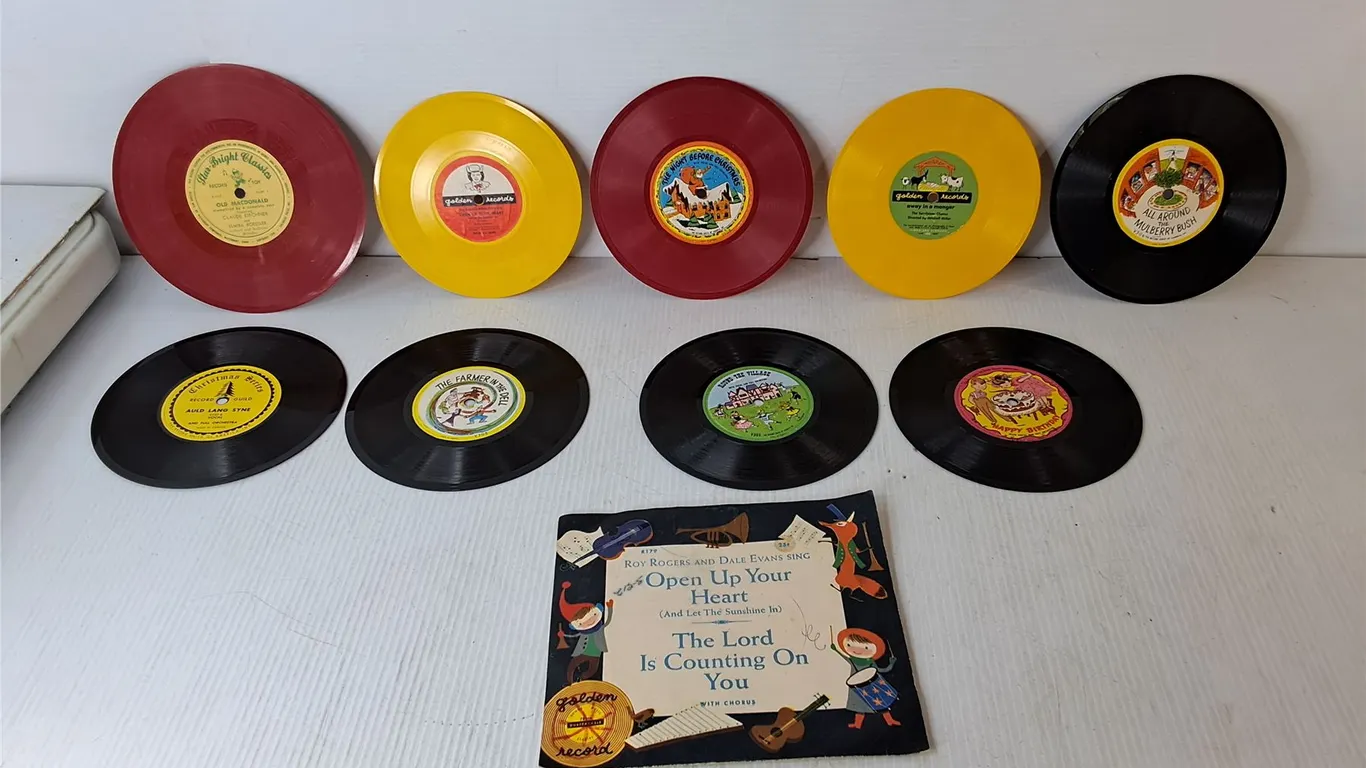 (9) Mostly Children's Vintage Records