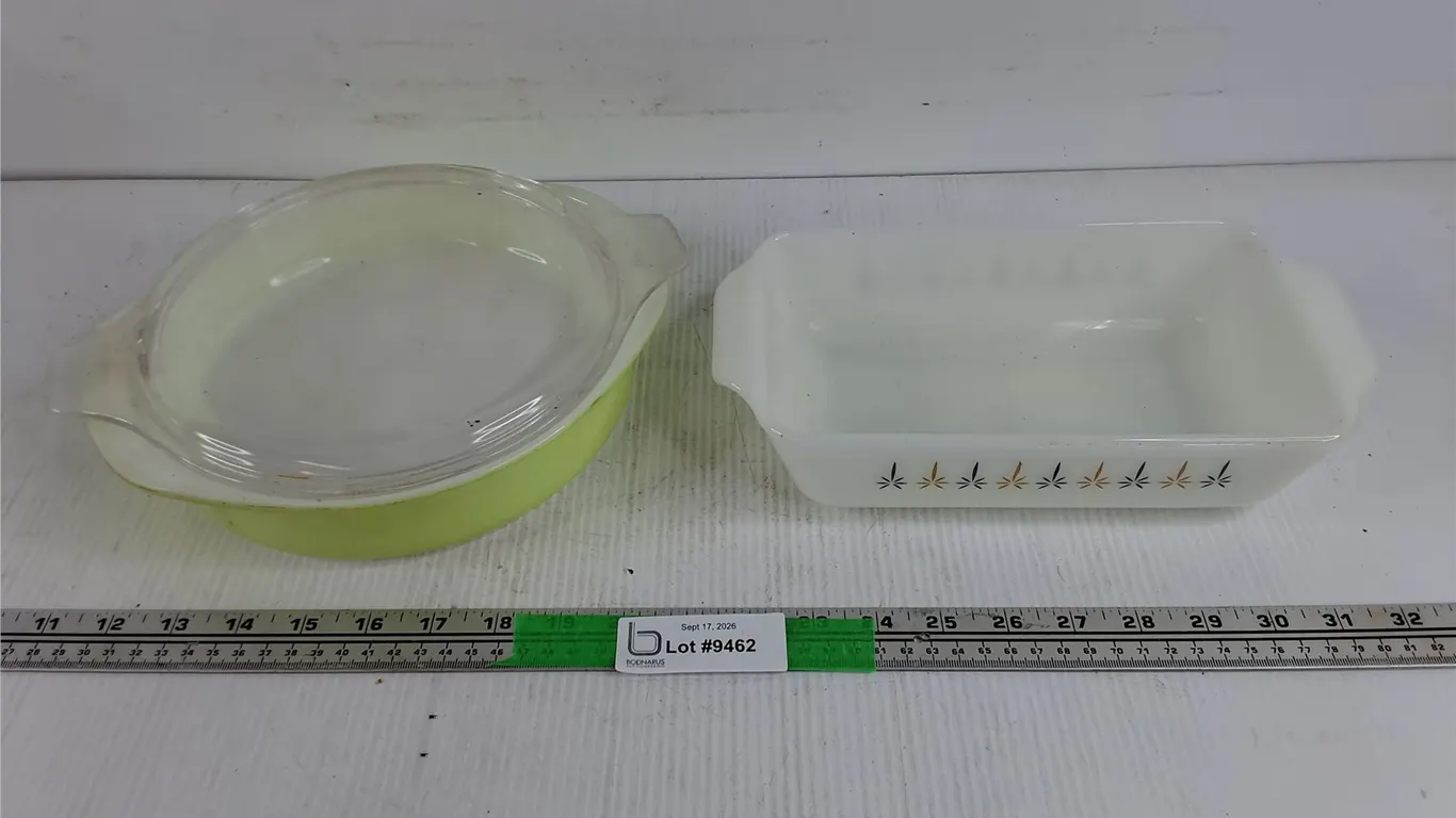 PYREX & Fire King Milk Glass Baking Dishes