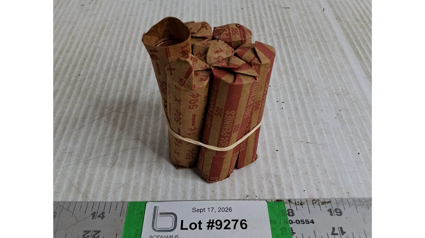 (7) Rolls of Canadian Pennies