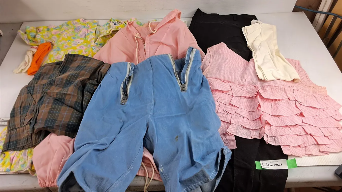 Assorted Vintage Kids Clothes & Cloths