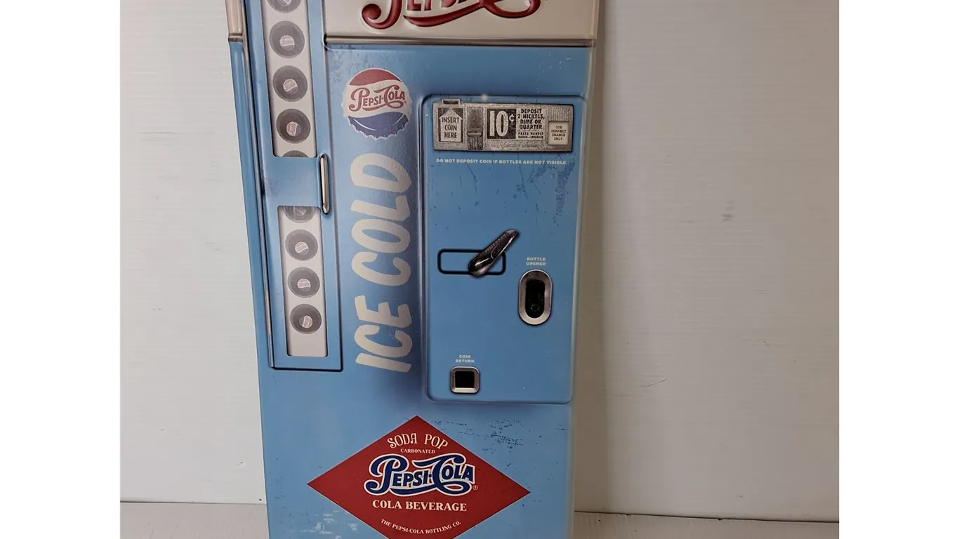 Pepsi-Cola Metal Wall Sign 18" x 8.25"