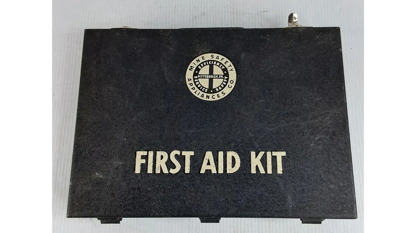 Vintage First Aid Kit Case - Empty