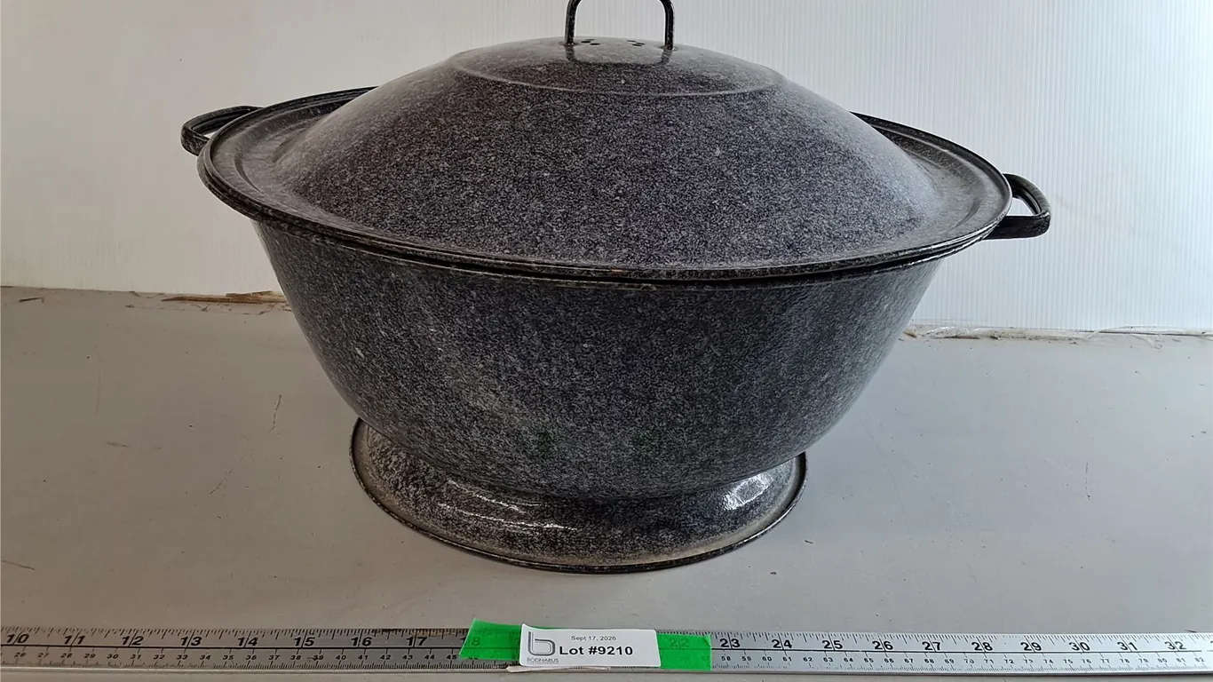 Enamelware Dough Riser 17.5" Diameter- Can't Ship