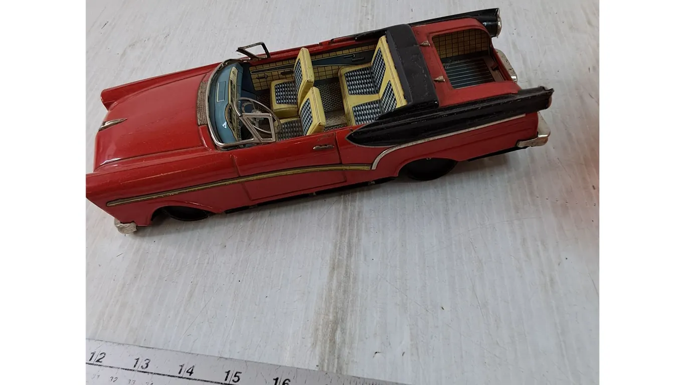 Mini Red Convertible Toy Car As-Is