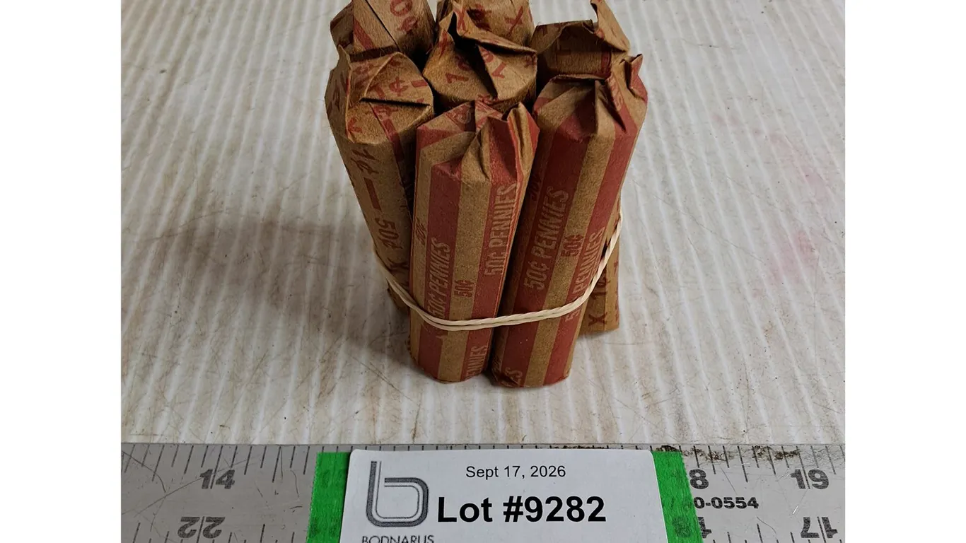(7) Rolls of Canadian Pennies