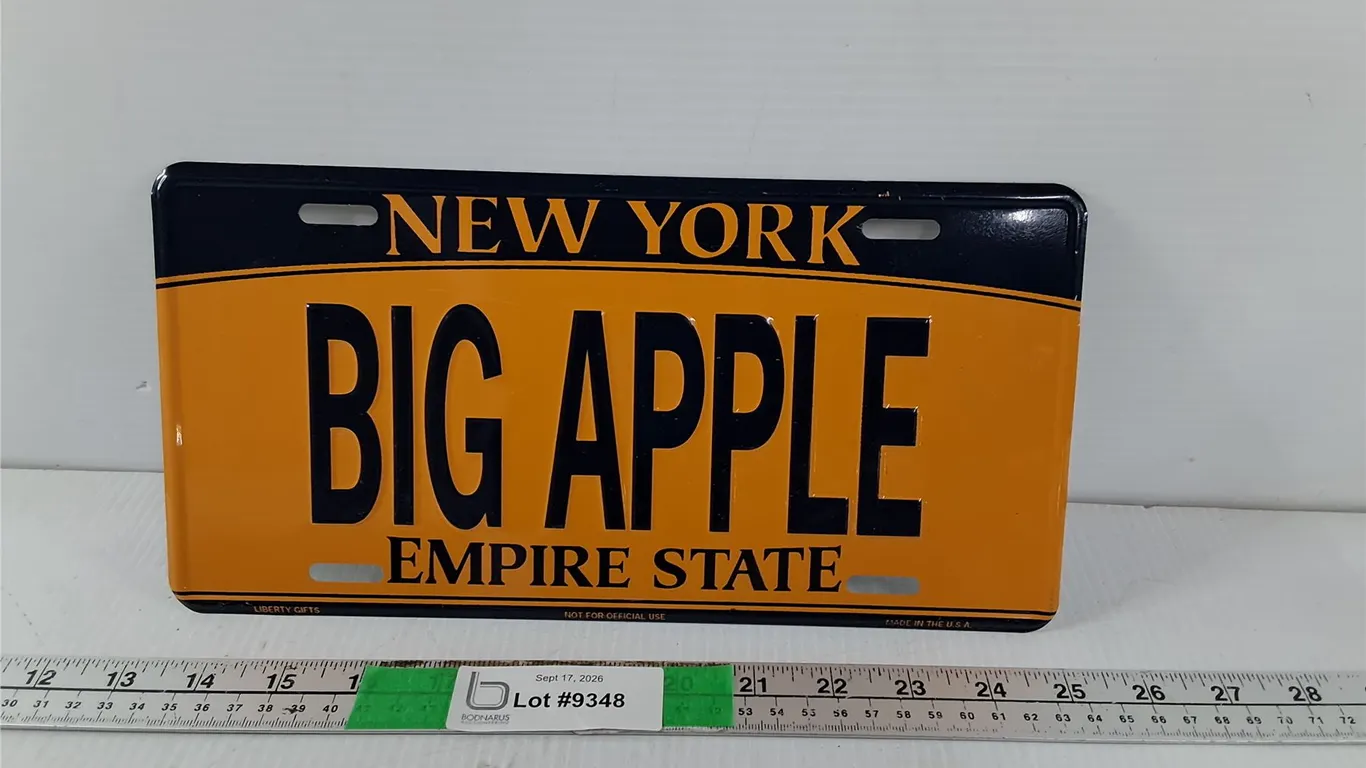 New York Novelty License Plate