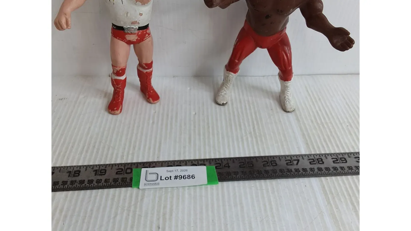 (2) 1984 Titan Wrestling Figurines