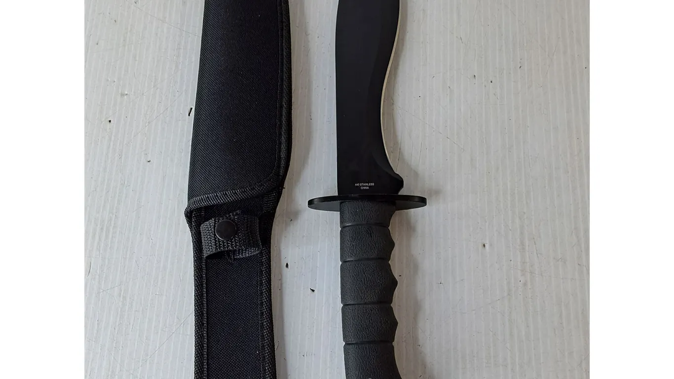 440 Stainless Steel Dagger 14" & Sheath
