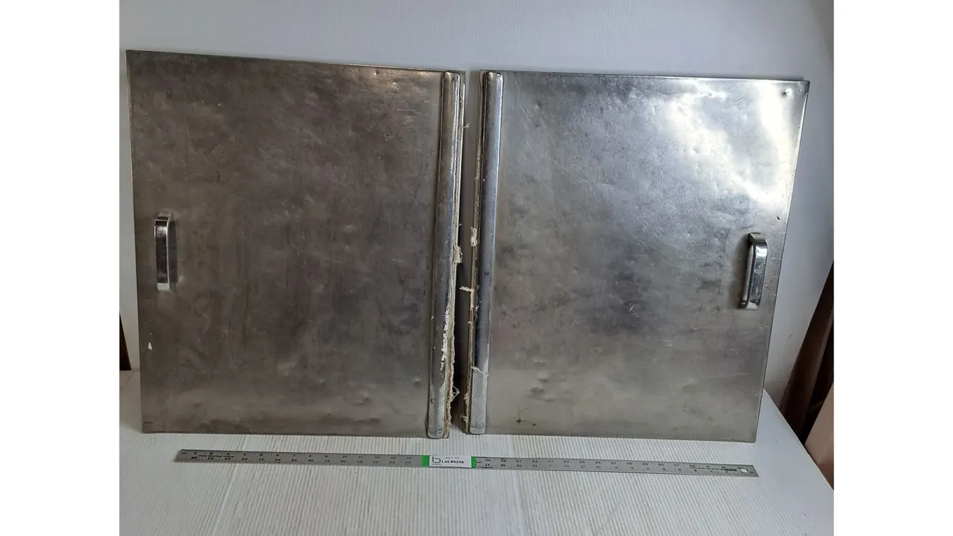 Stainless Steel Coca Cola Cooler Doors-19.5"x23.5"