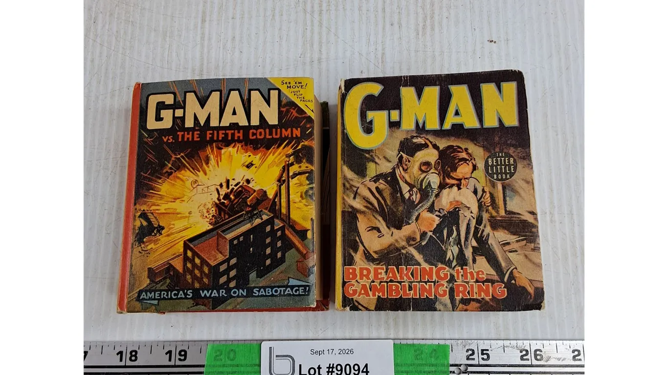 Vintage G Man Big Little Books
