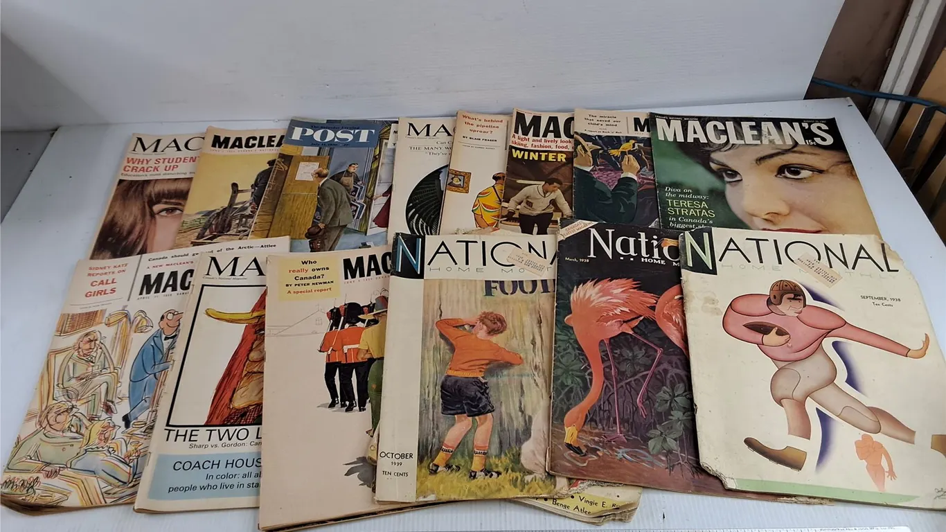 Vintage Magazines - National, Maclean's, Post