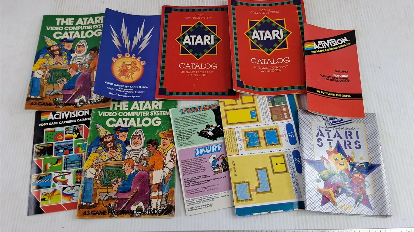 Assorted Atari Catalogs