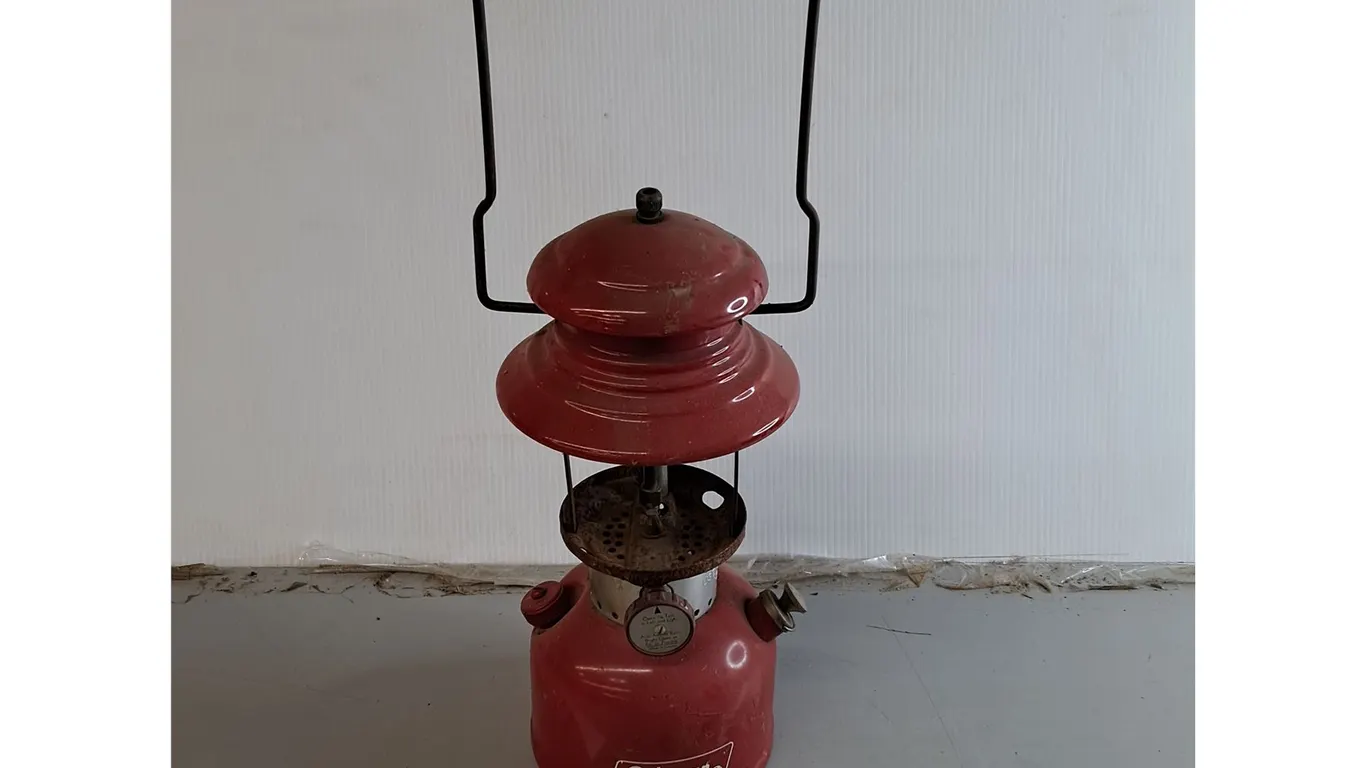 1950's - 60's Vintage Coleman Gas Lantern Model T-66 with Fuel 12.5"- Can't Ship