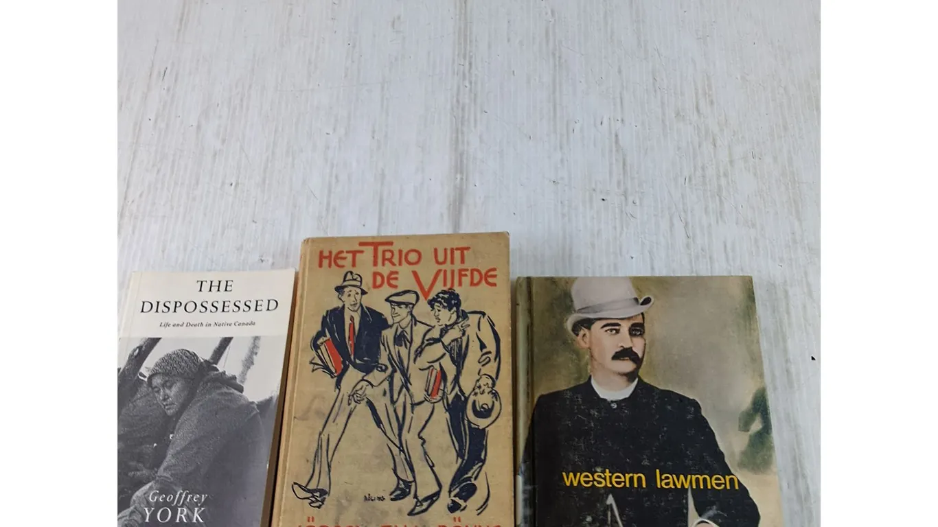 (3) Books, Dispossessed, The Trio Of The Fifth, Western Lawmen